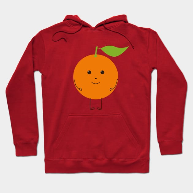 Funny orange Hoodie by mborgali